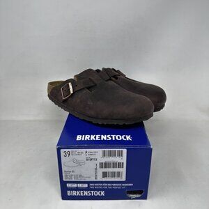 Birkenstock Boston BS Habana 0159713 Size EUR 39 US 8 NEW